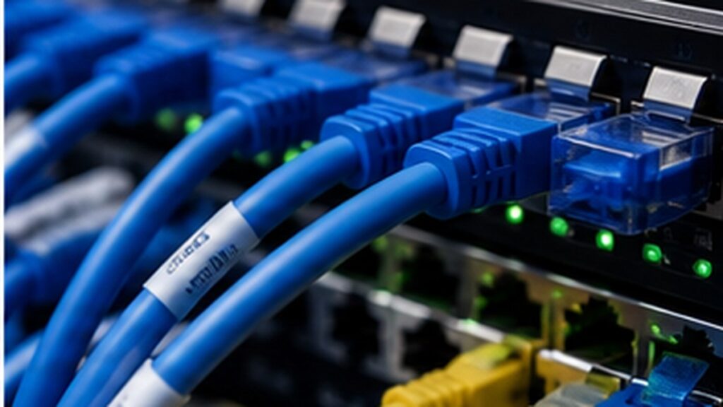 Cablaggio strutturato Cat 6 in armadio rete