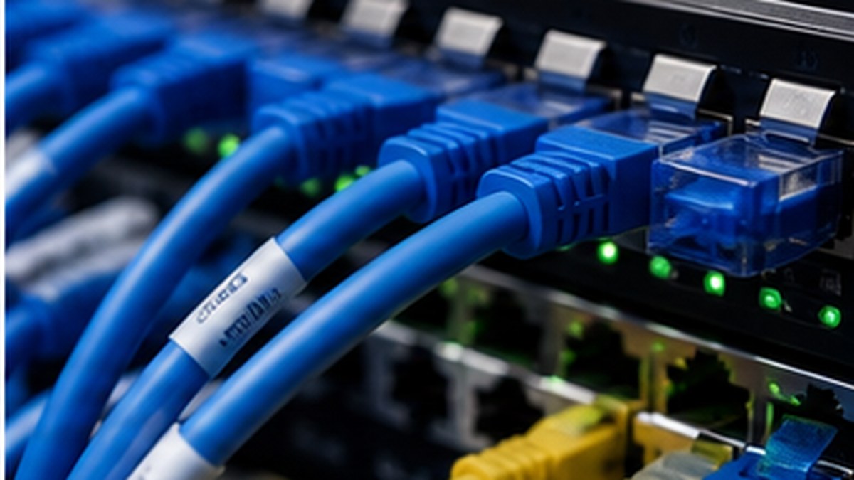 Cablaggio strutturato Cat 6 in armadio rete
